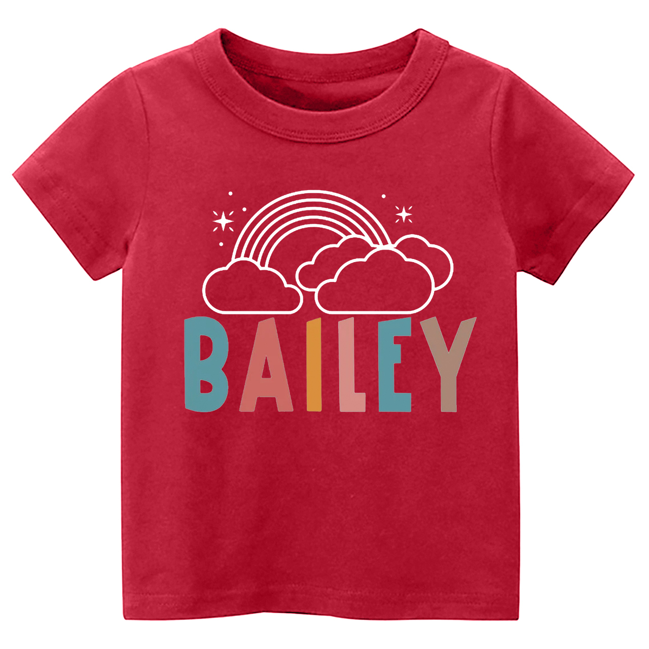 Cloud Rainbow Personalized Toddler Shirts