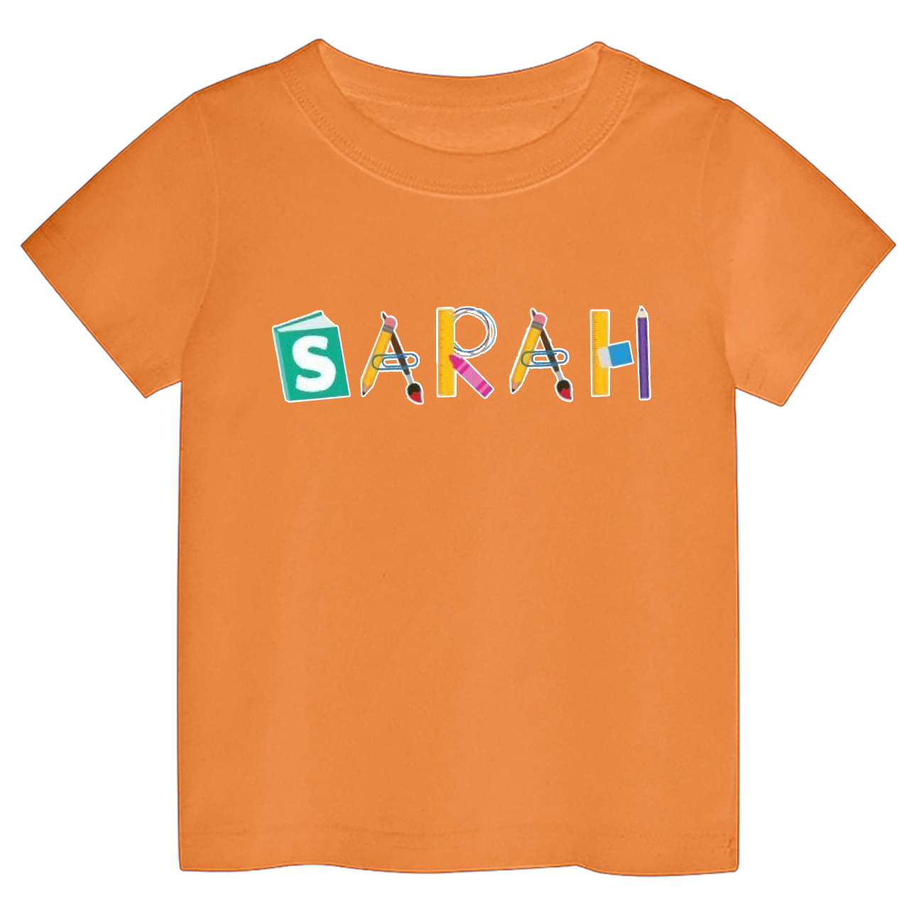 Book Pencil Personalized Back To School Toddler Shirts
