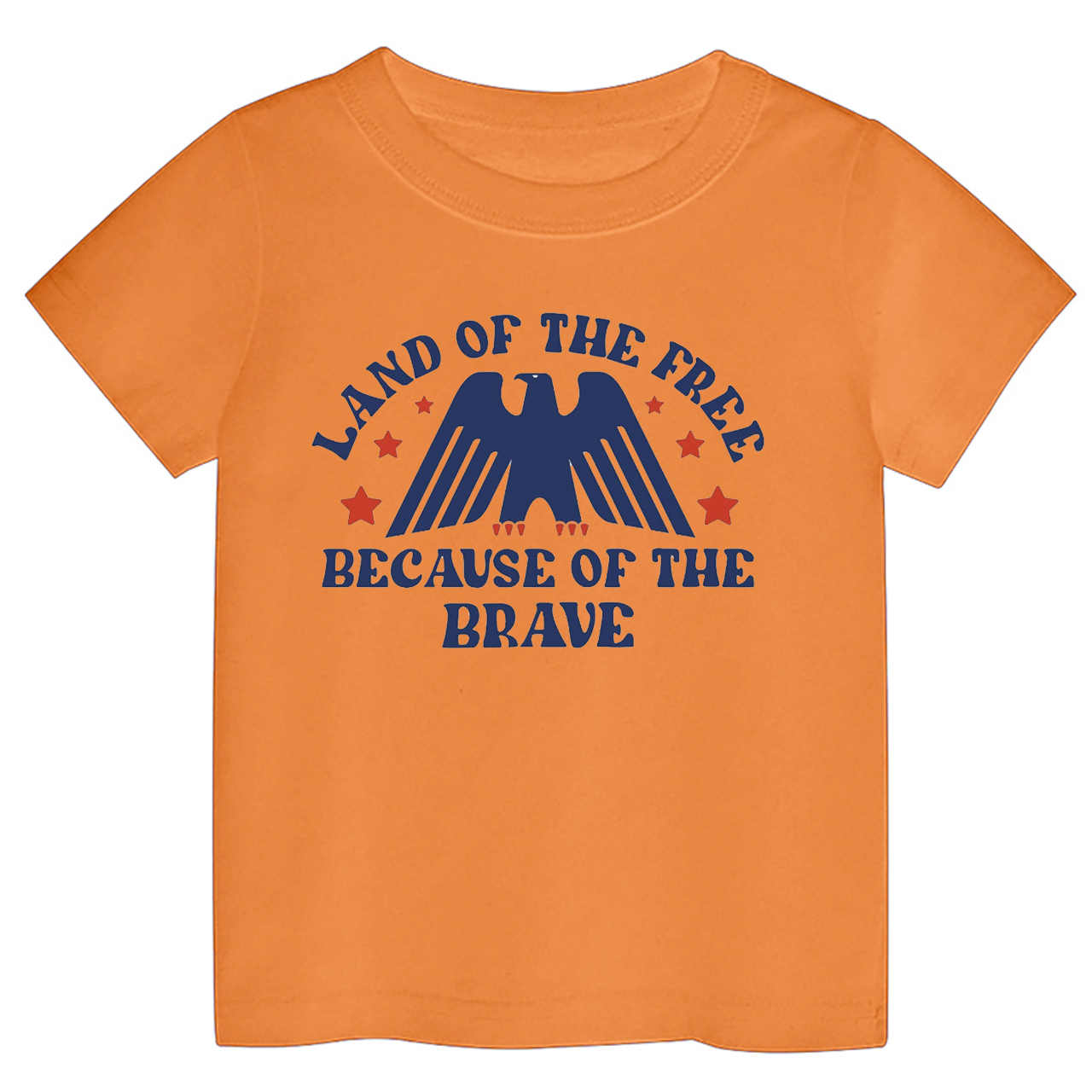 Land Of The Free Because Of The Brave Toddler Shirt
