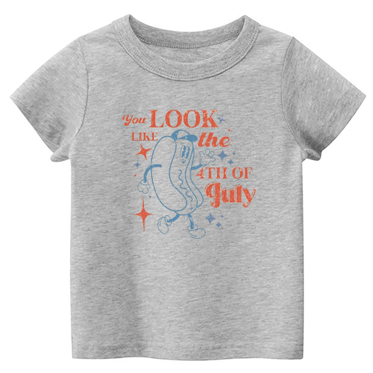 Hotdog Look Like The 4th Of July Toddler Shirt