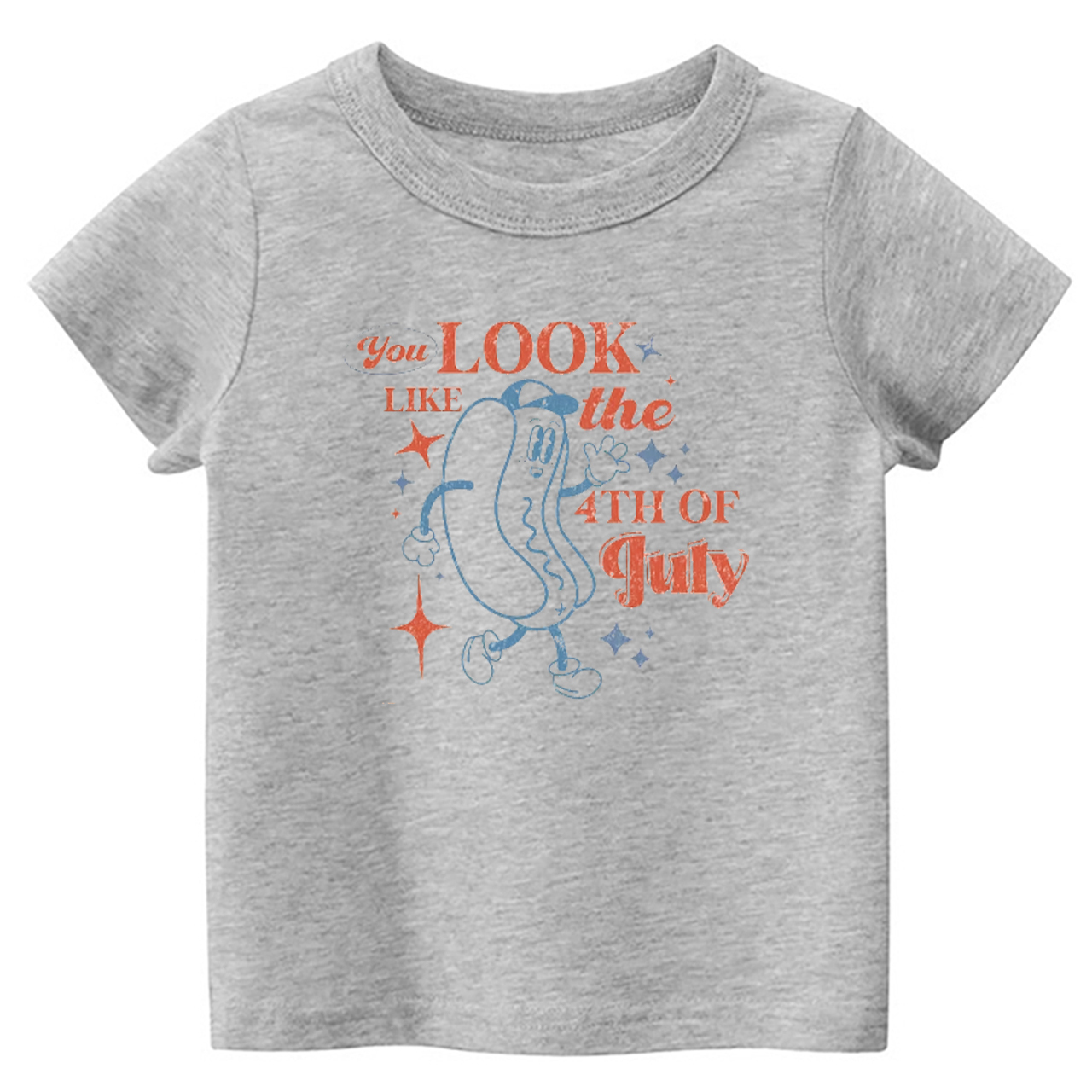 Hotdog Look Like The 4th Of July Toddler Shirt