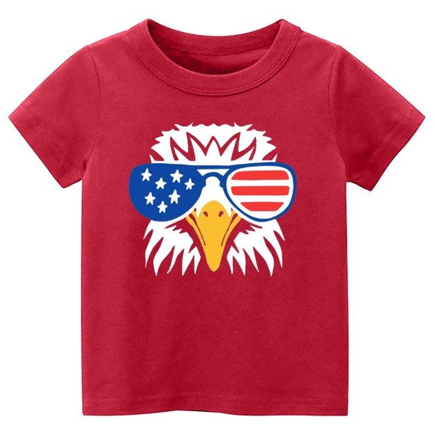 Patriotic Eagle Toddler Shirt