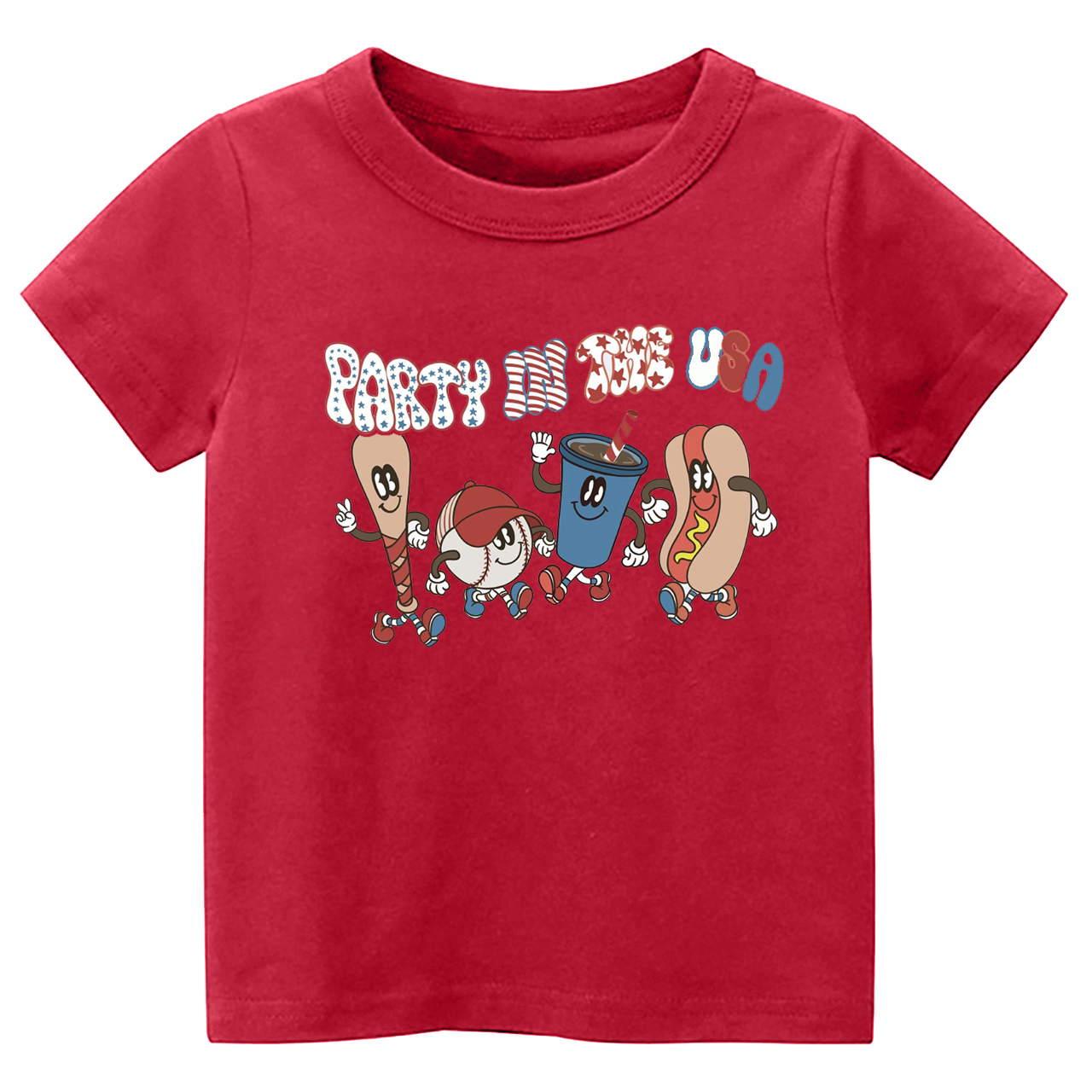 Retro Party In the USA Toddler Shirt