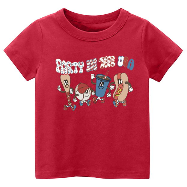 Retro Party In the USA Toddler Shirt