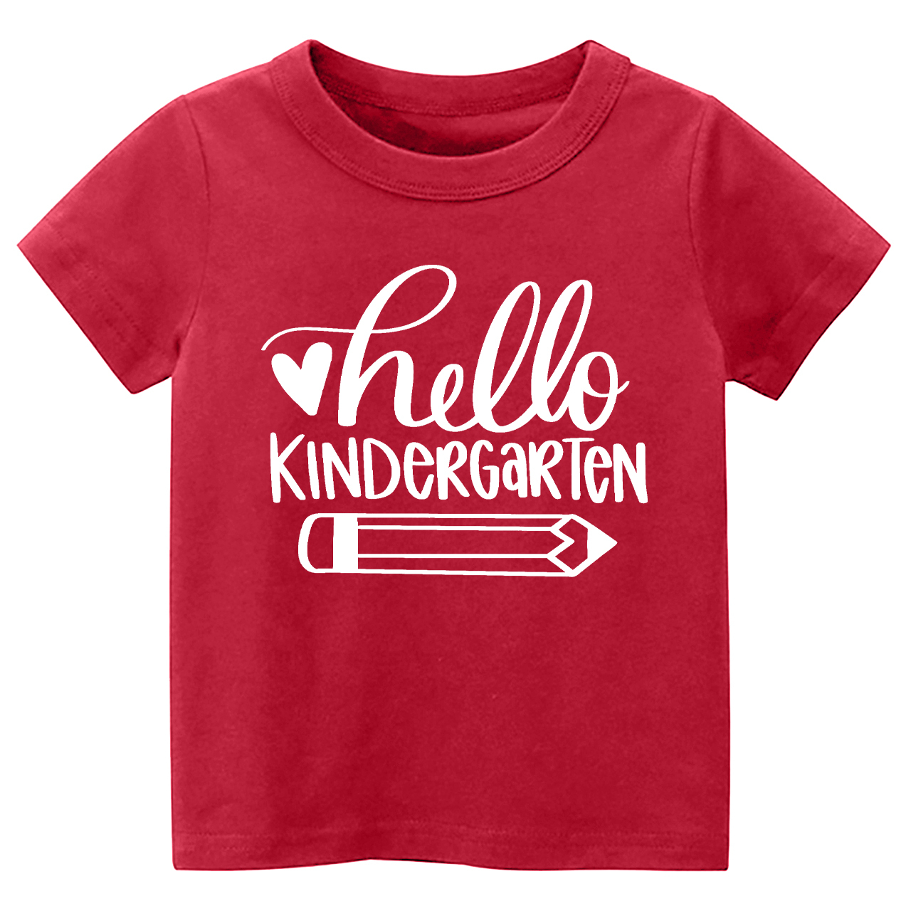 Hello Kindergarten Pencil For Students Retro Shirt