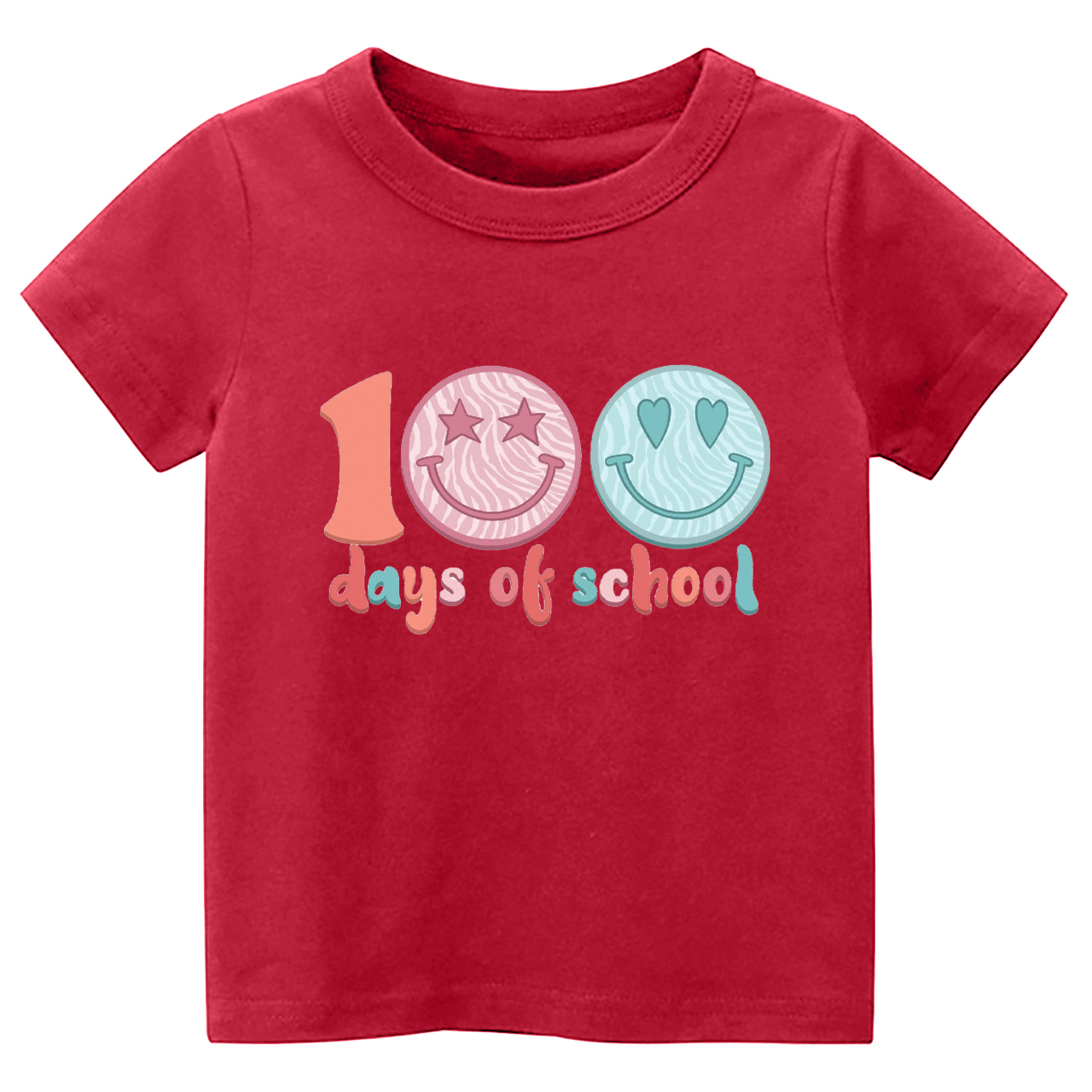 100 Days Of School Retro Kids Shirts
