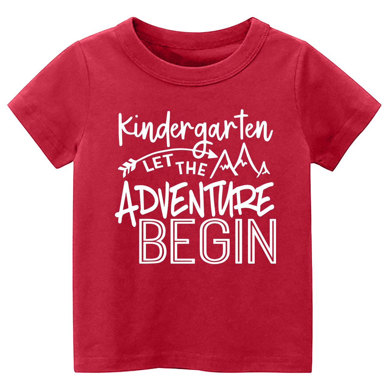 Rainbow Hello Kindergarten-School Shirt For Kids