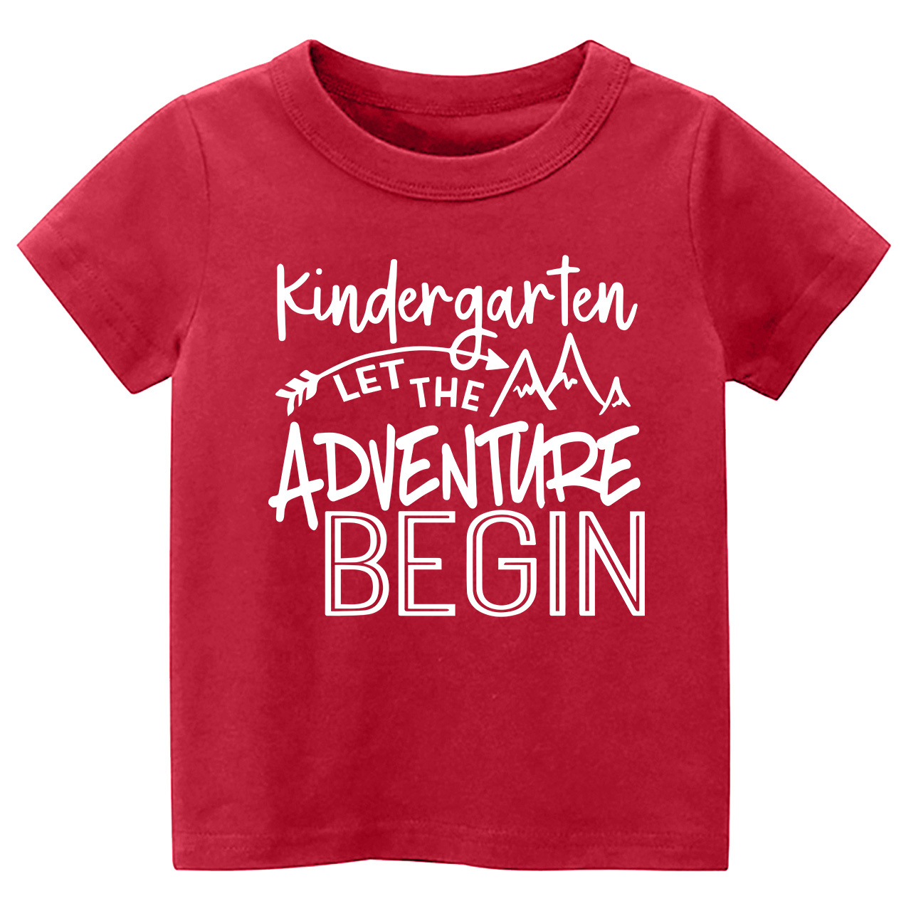 Rainbow Hello Kindergarten-School Shirt For Kids