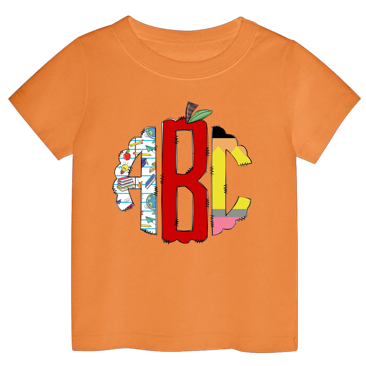 Toddler Back To School Print Shirt