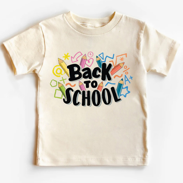 Back To School Crayons Shirts For School Kids