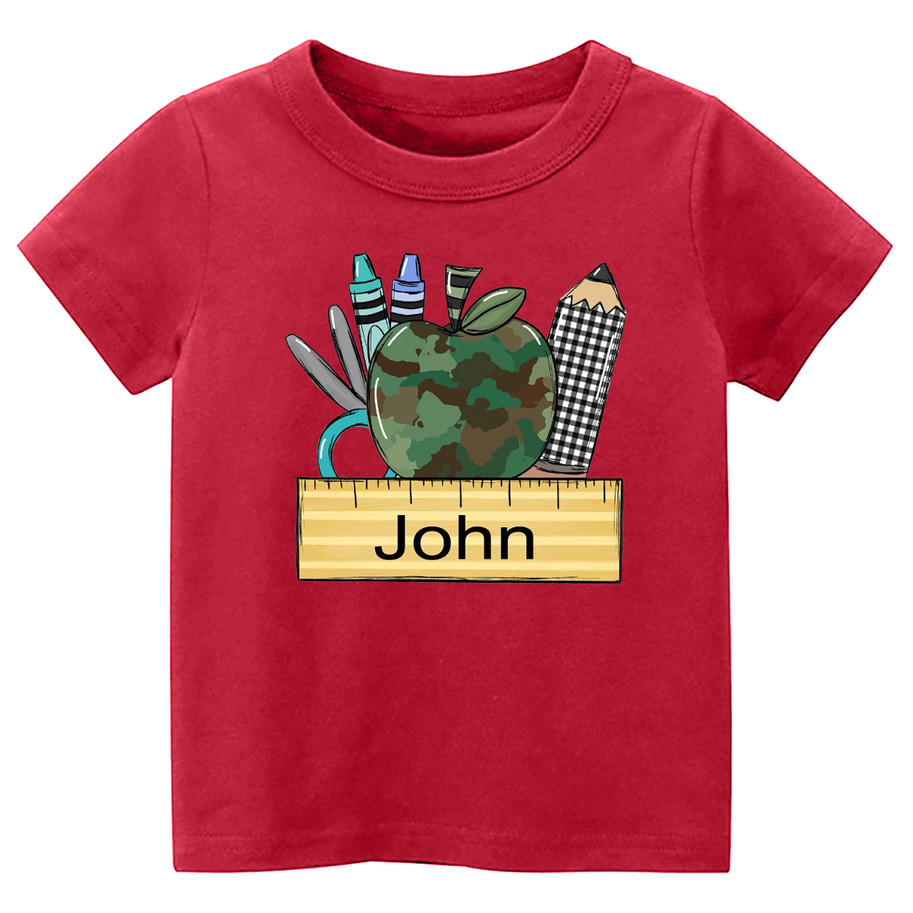 Personalized Ruler Name Kids Shirts