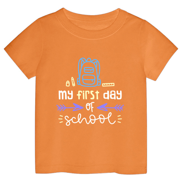 My First of School Funny Presents Kids T-shirts