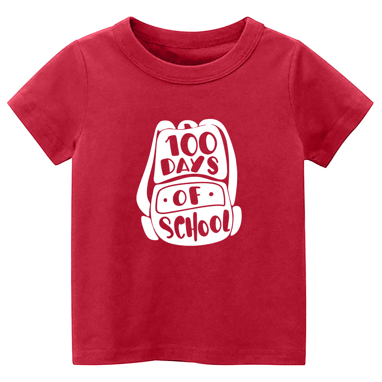 100 Days of School Backpack Kids T-shirts