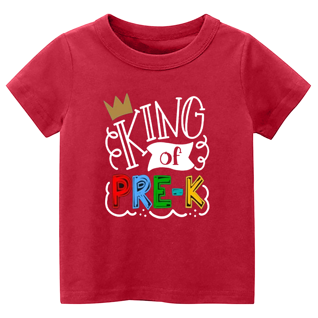 King Of Pre-K Back To School Kids T-shirts