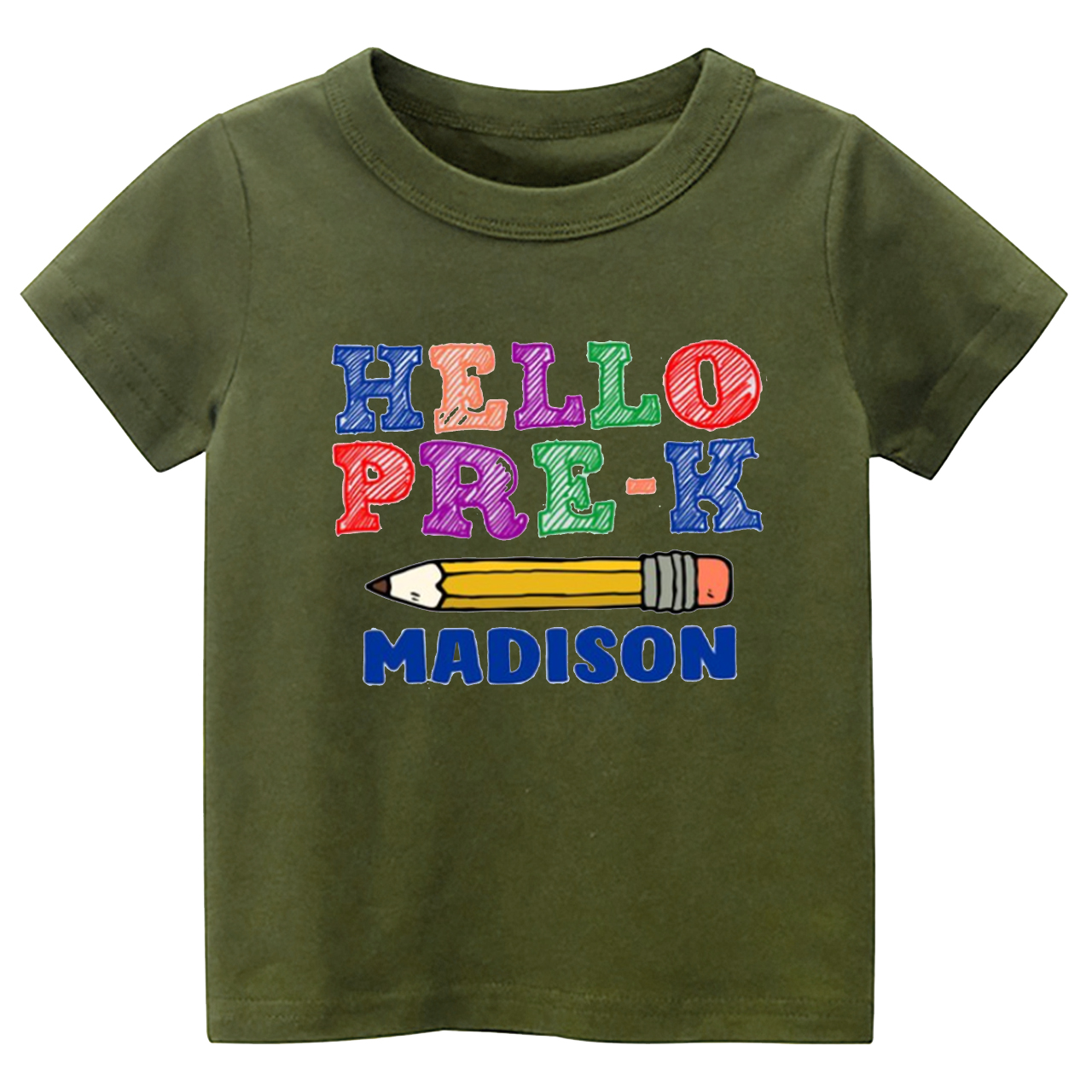 Personalized Pre-K Shirt  For School Kids
