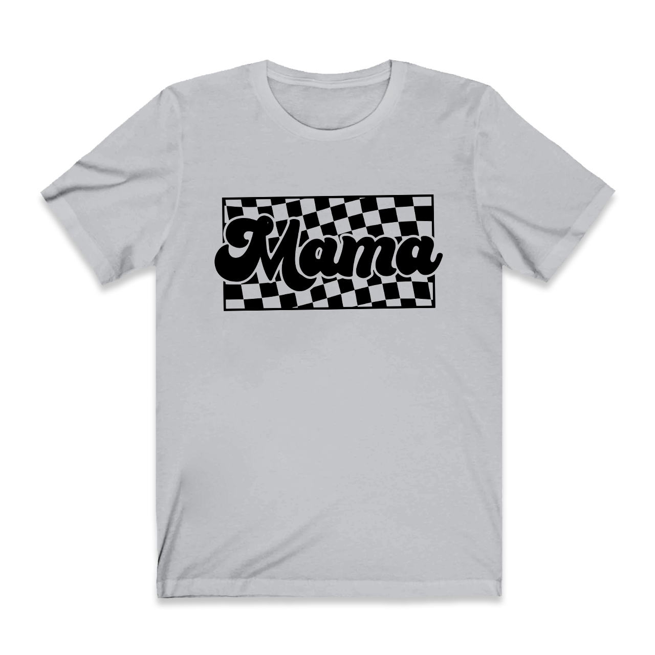 Retro Checkered Mama Shirts