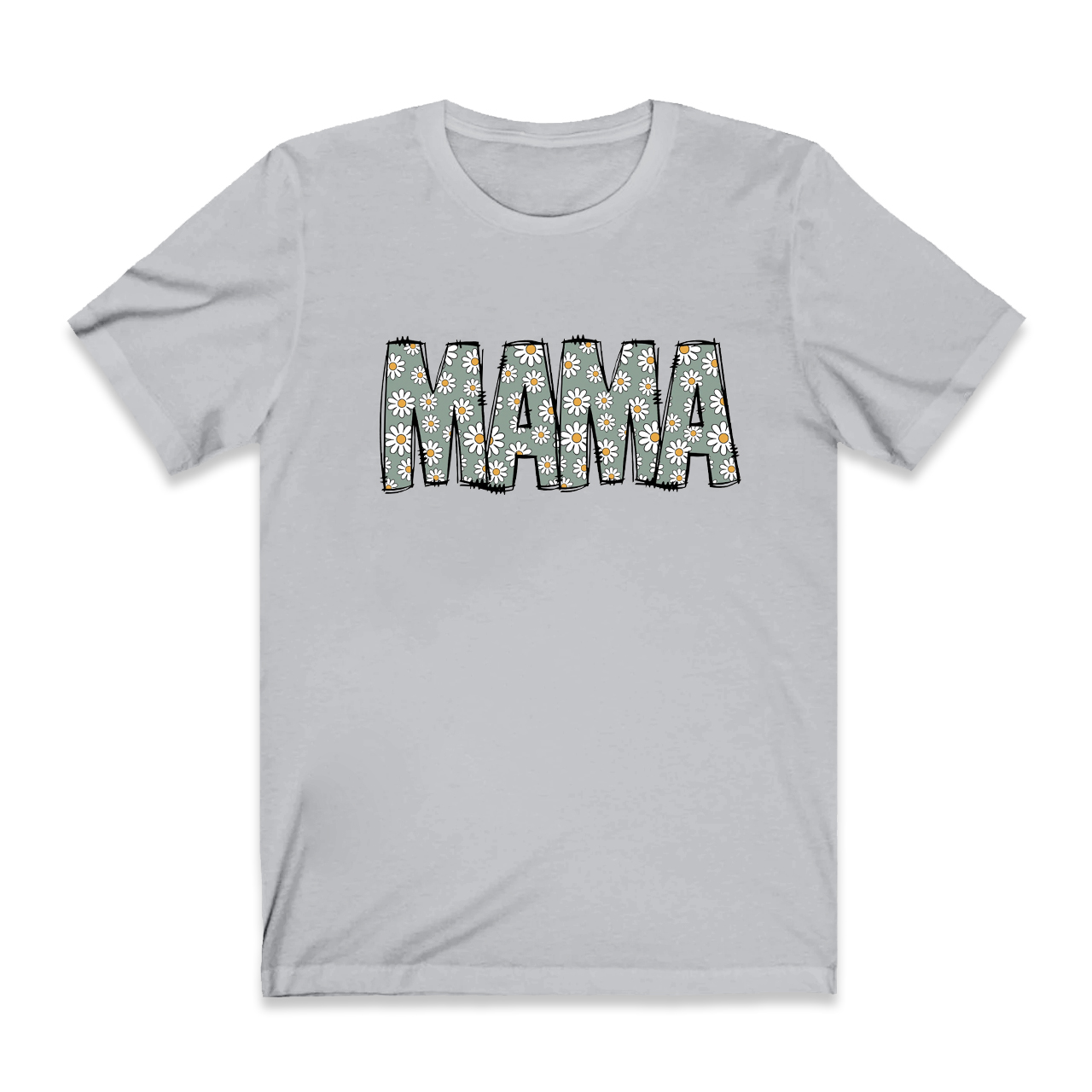 Mama Retro Flower T-Shirt