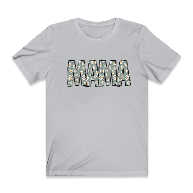 Mama Retro Flower T-Shirt