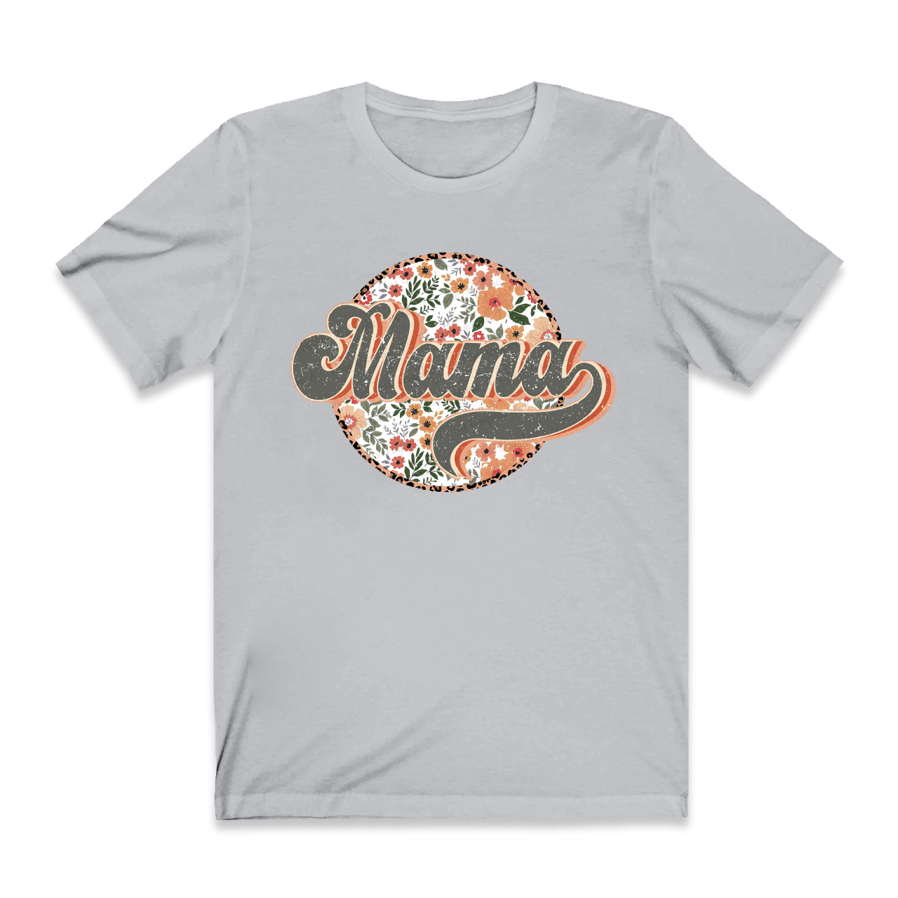 Groovy Boho Floral Mama T-Shirt