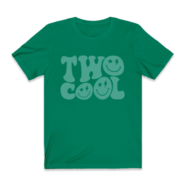 Two Cool Happy Face Retro T-Shirt