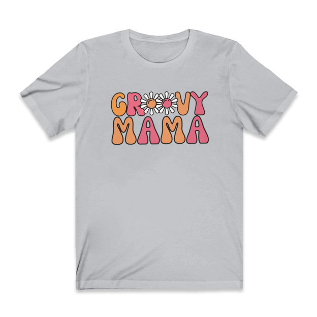 Groovy Mama Hippie Mom T-Shirt