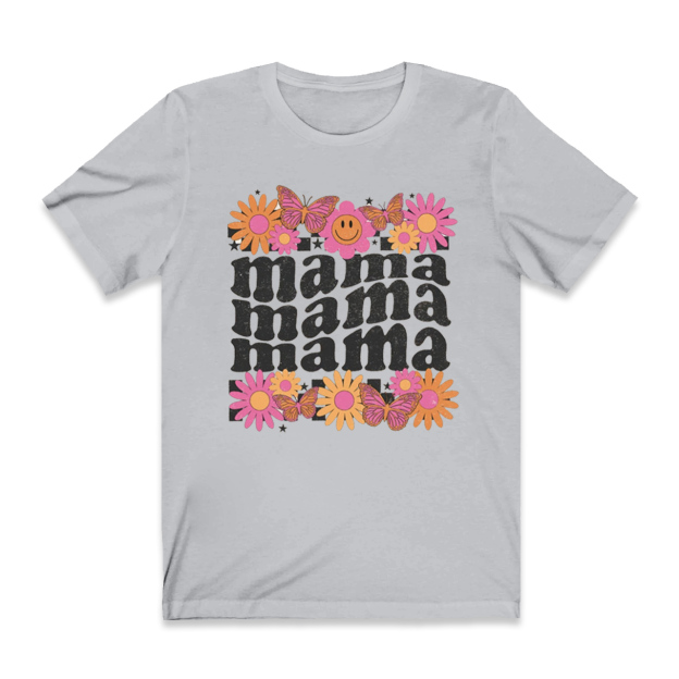 Floral Mama Shirt Retro Style