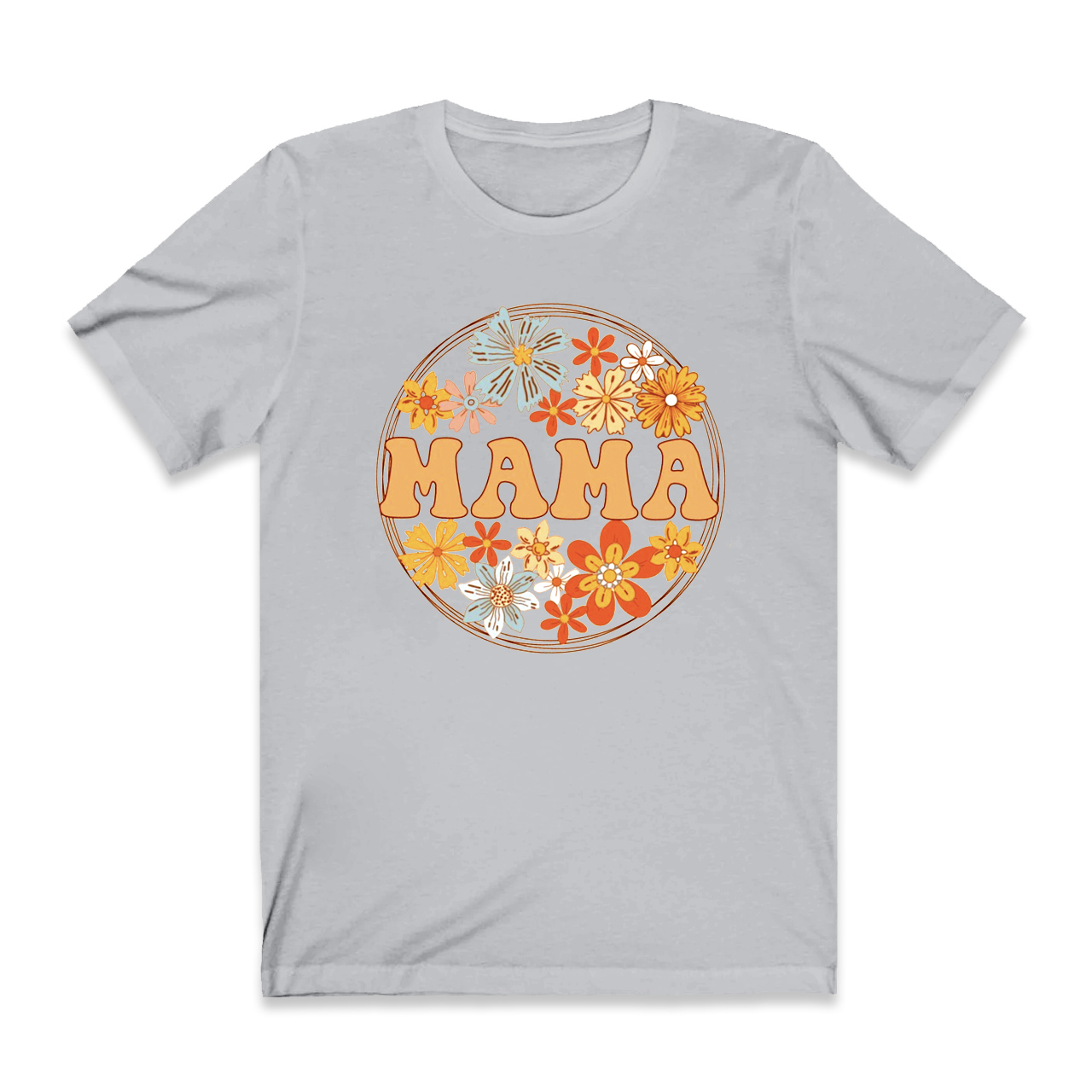 Wild Flowers Retro Gift Shirt For Woman