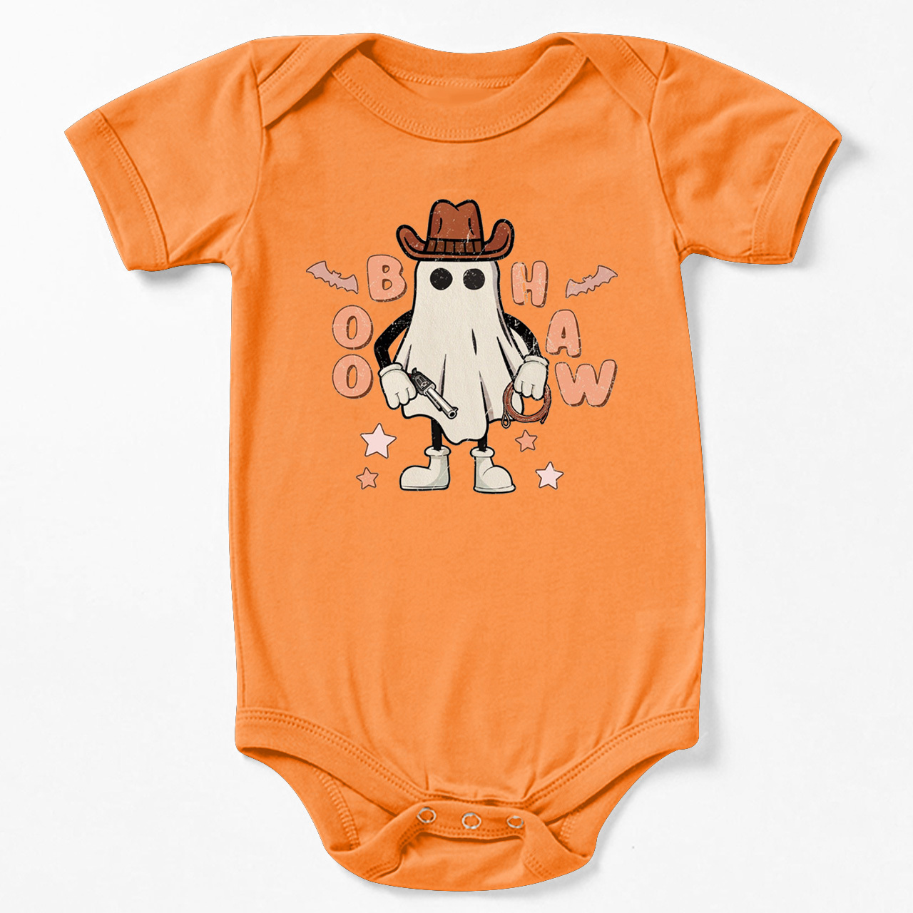 Cowboy Ghost Halloween Baby Bodysuit