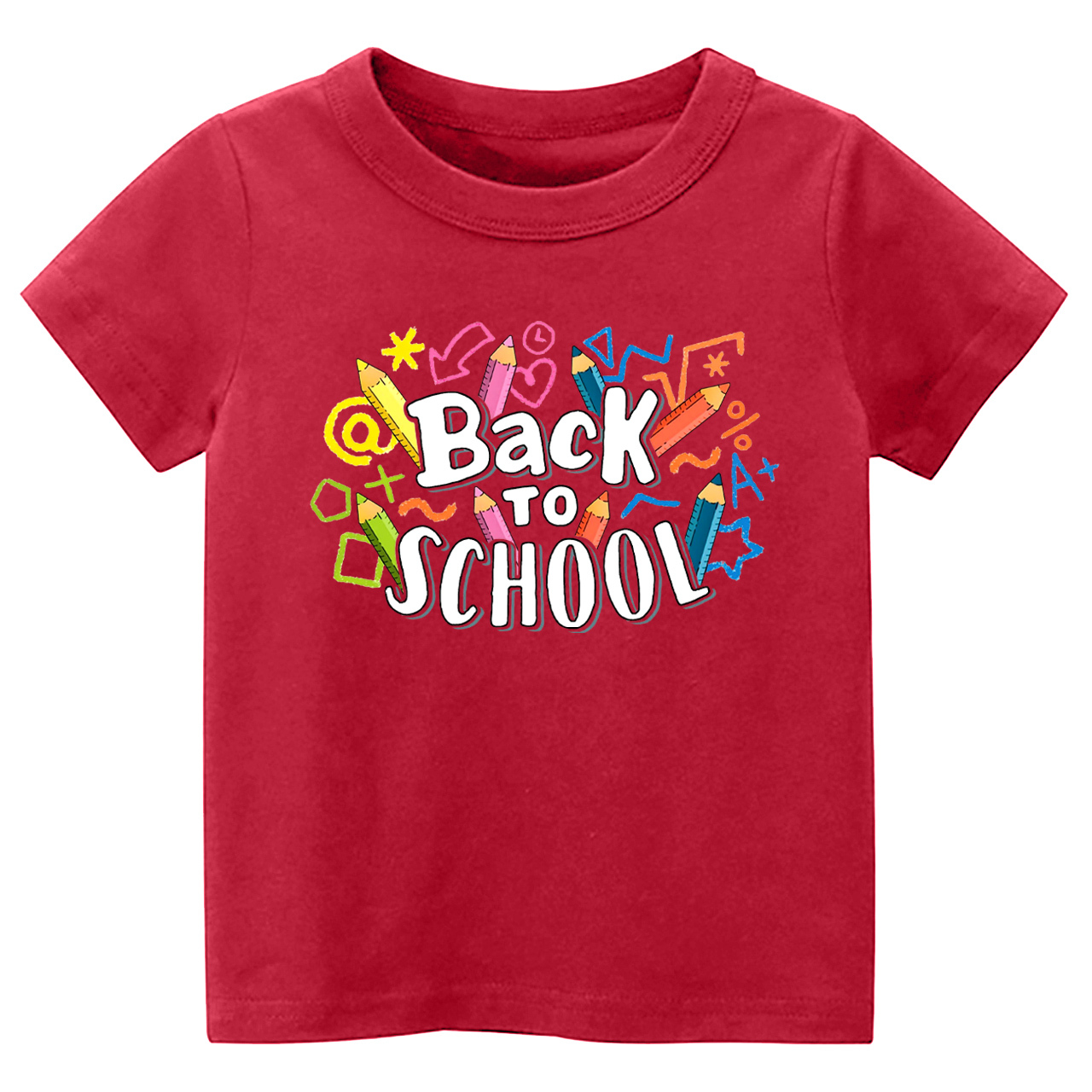 Back To School Crayons Shirt For Kids