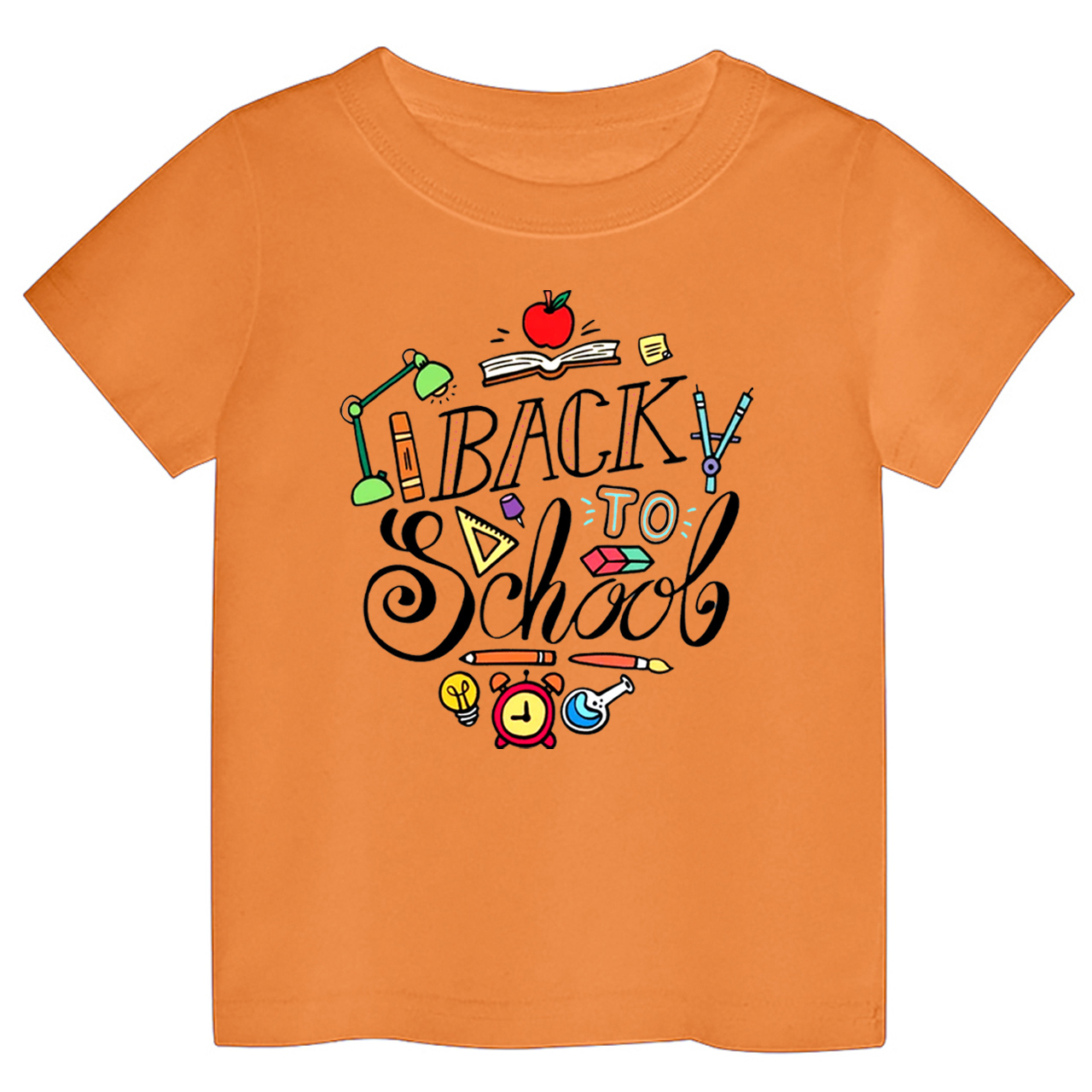 Cute Cartoon Back To School Kids T-shirt