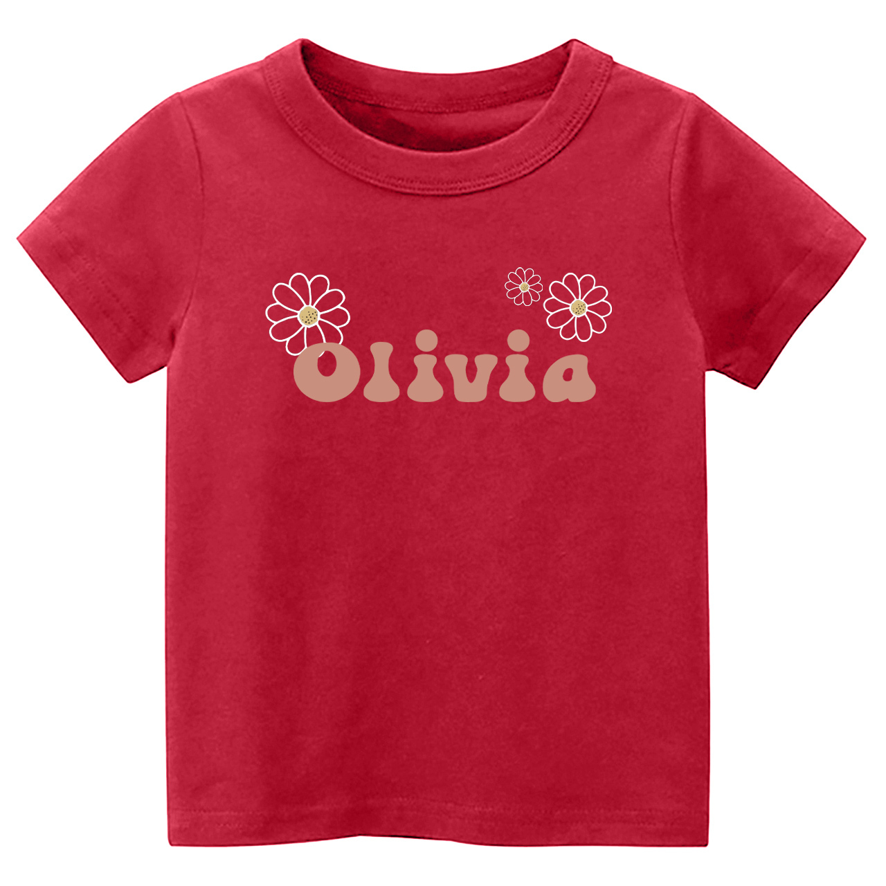Personalized Girls Daisy Name Toddler Shirt