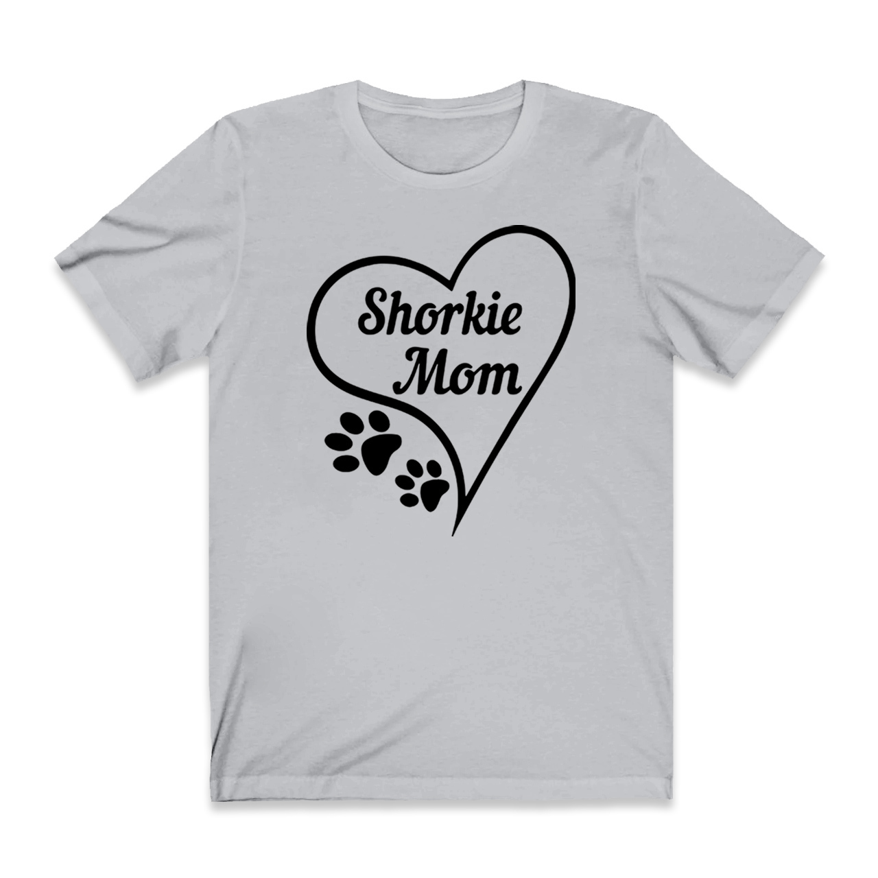 Shorkie Dog Print Mom Shirt