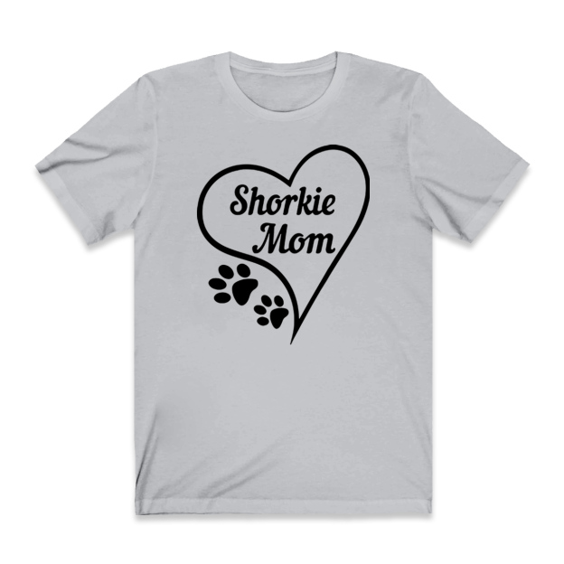 Shorkie Dog Print Mom Shirt