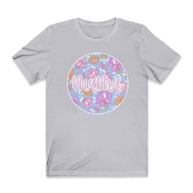 Bright Flowery Mom Shirt