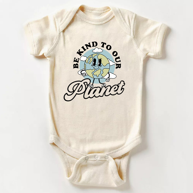 Be Kind To Our Planet Baby Bodysuit