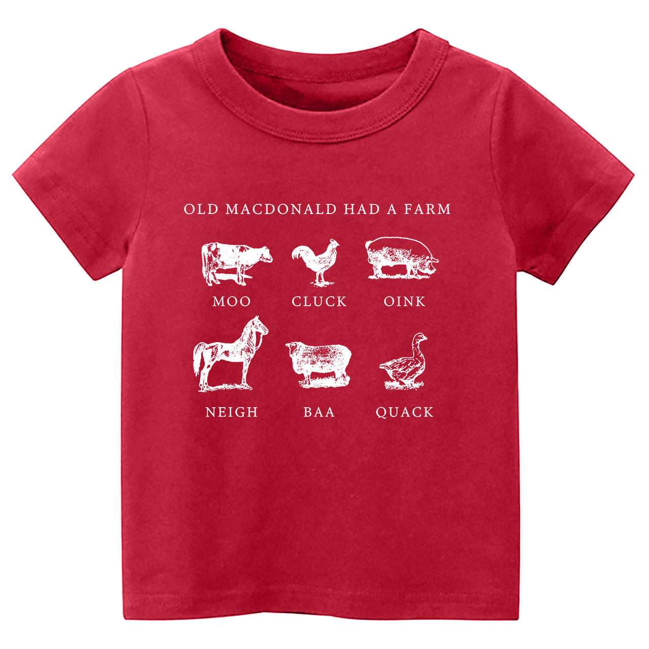 Had a Farm Kids Retro Natural T-Shirt 