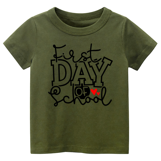 First Day Of School Cute Design Shirt For Kids