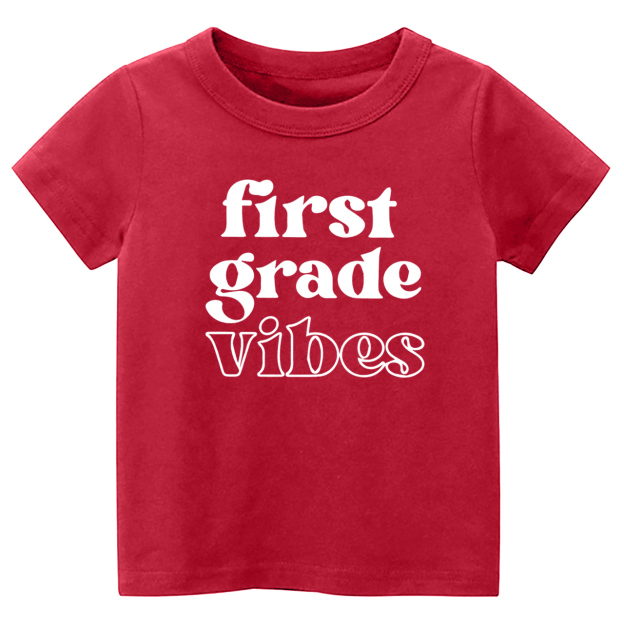Back To School Vibes Shirt For Boys Or Girls