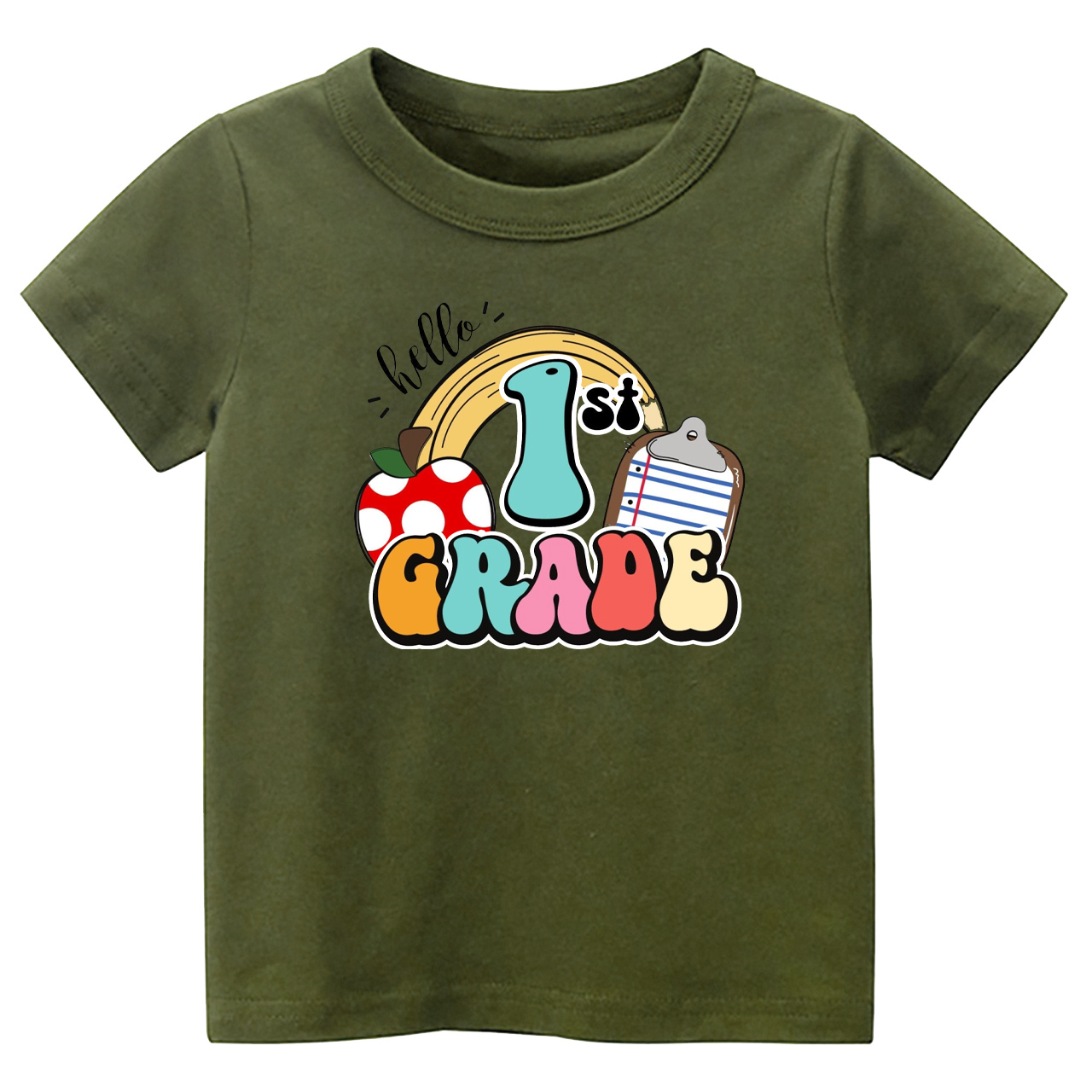 Personalized Grade Hello Kids Back To School T-Shirts