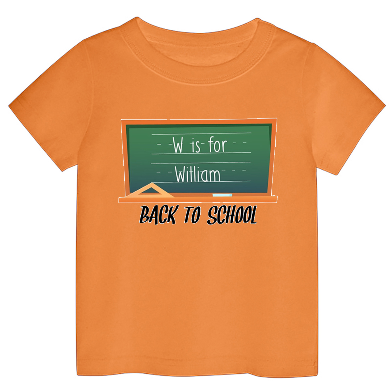 Blackboard Custom Name Back To School T-Shirts