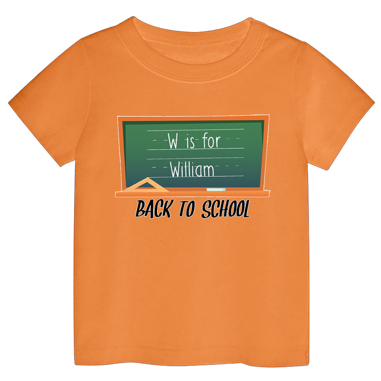 Blackboard Custom Name Back To School T-Shirts