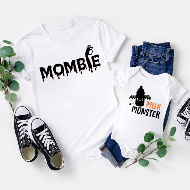 Halloween Dadcula Mombie Milk Monster Family Matching Shirt