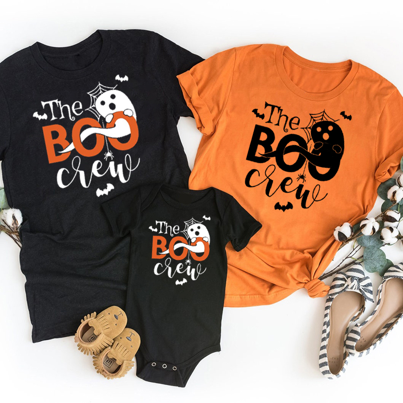 The Boo Crew Halloween Family Party Matching Shirt