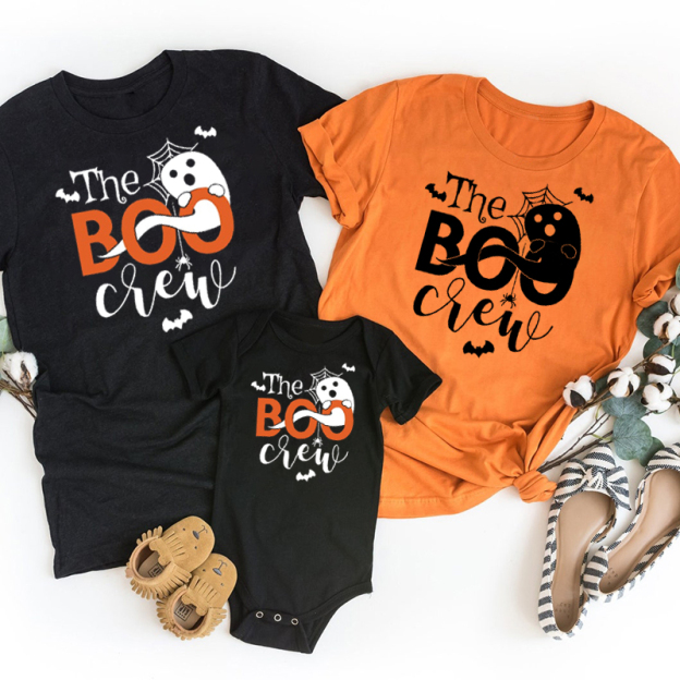 The Boo Crew Halloween Family Party Matching Shirt