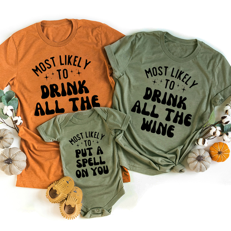 Custom Most Likely Halloween Party Shirts