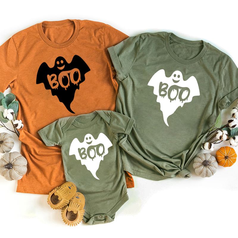 Halloween Boo Ghost Family Matching Shirt