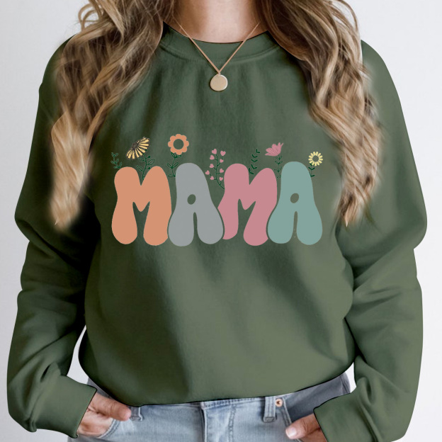 Cute Gift Florals For Mama Sweatshirt