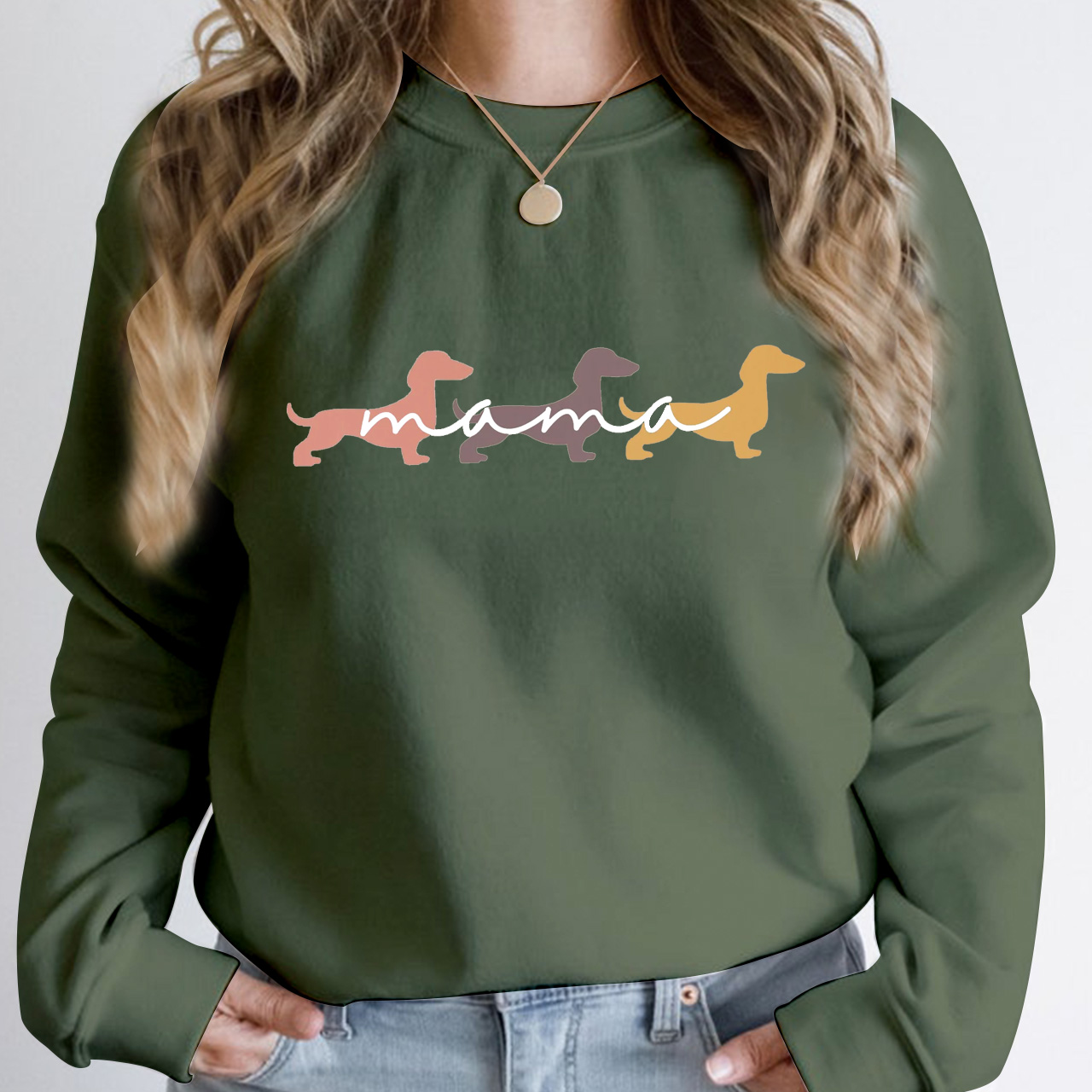 Cute Dachshund Mom Sweatshirt
