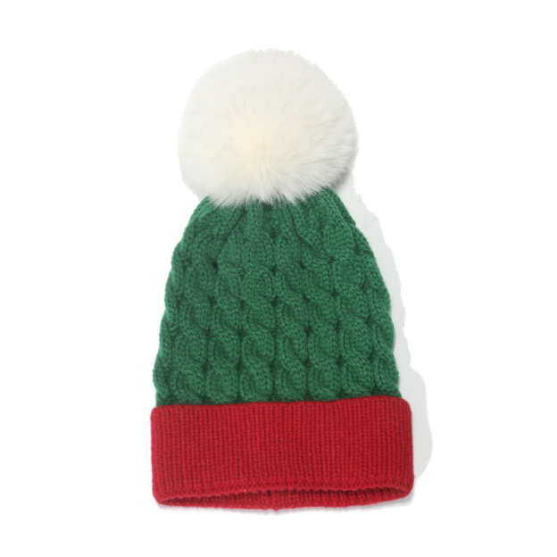 Christmas Red & Green Toddler Hat