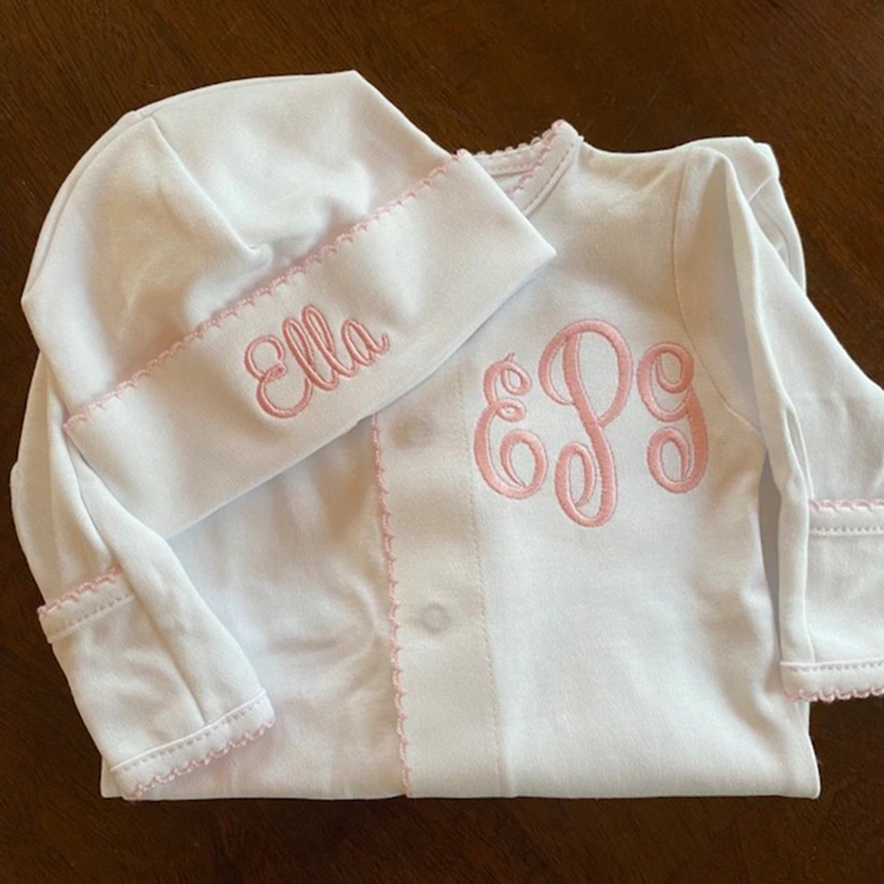 Personalized Baby Rompers Set Tiger Teeth